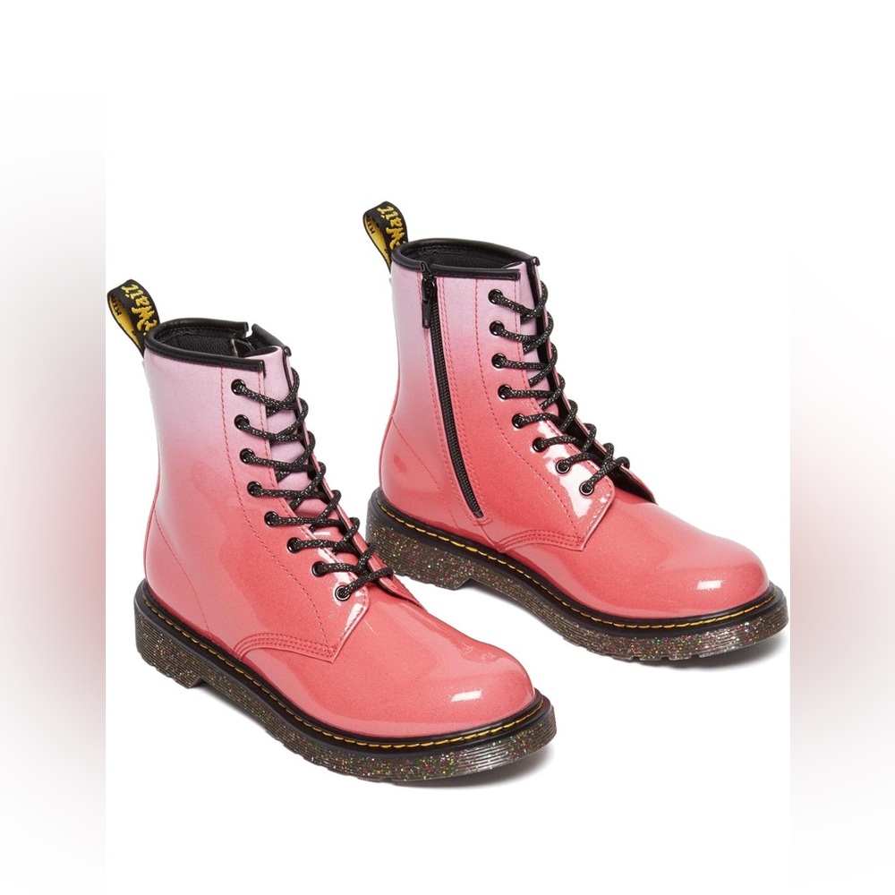 Dr. Martens Pink Ombré Glitter Boots